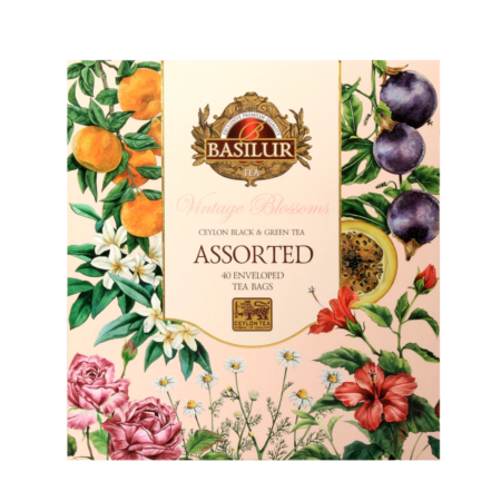 Basilur Vintage Blossoms – Assorted I40 kesica Viand Shop