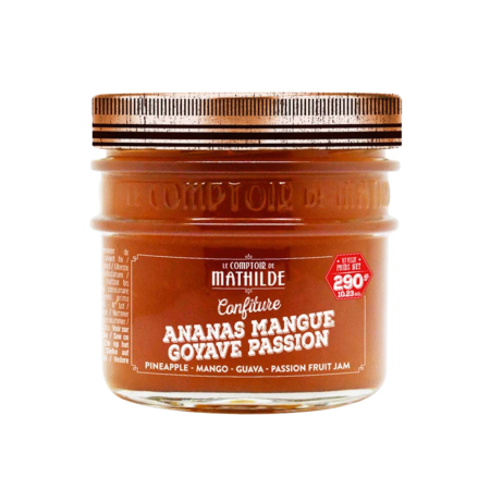 “Mathilde” Pineapple, Mango & Guava Jam – 290 g