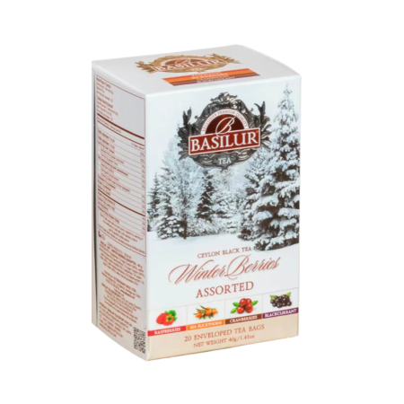 Basilur Winter Berries Collection Assorted - 4 ukusa 20x1,5g